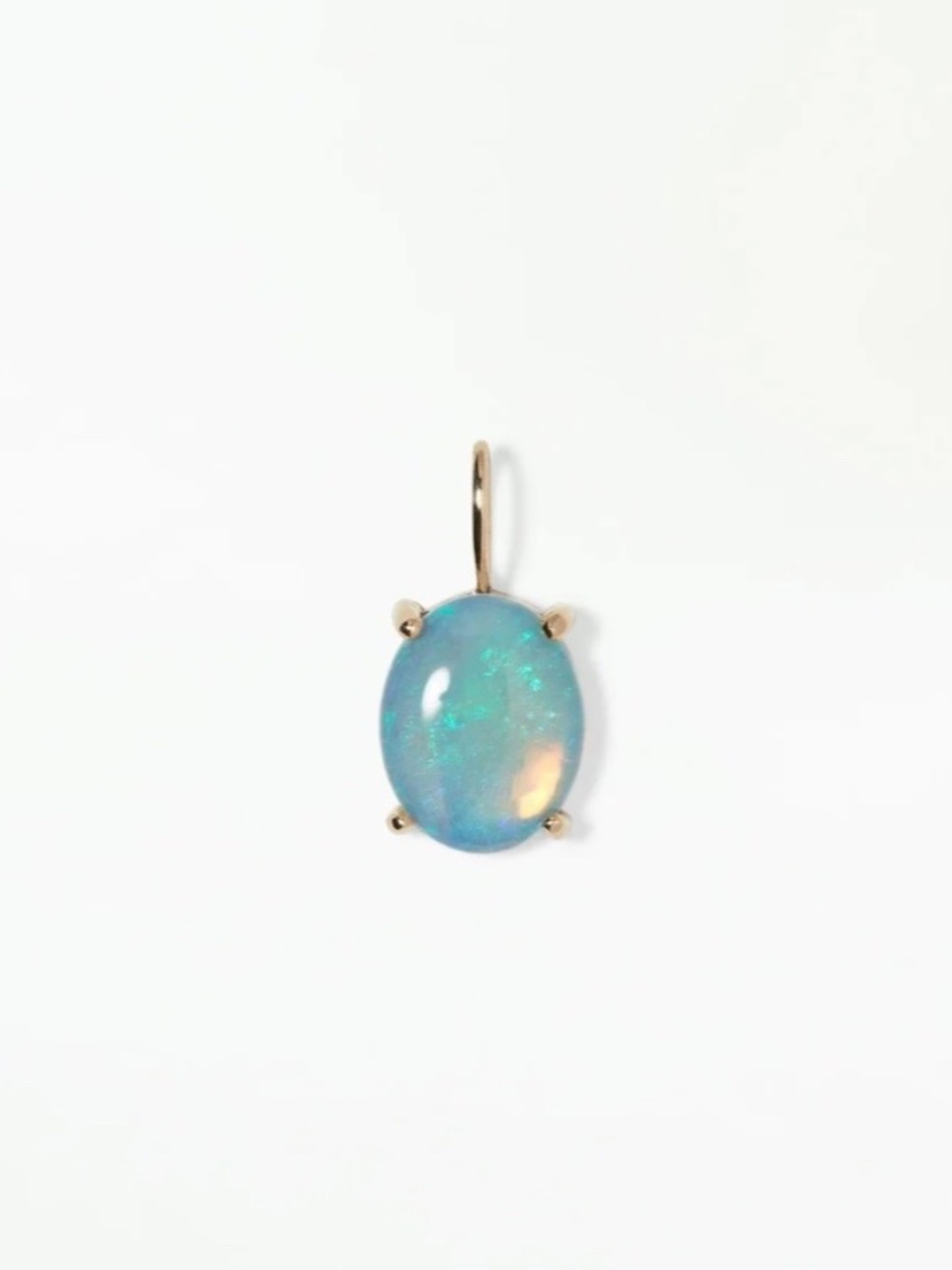 Wwake Large Oval Opal Pendant NWT